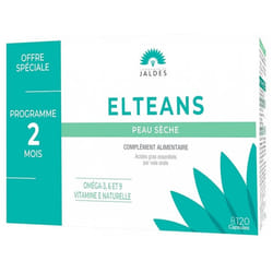 Jaldes Elteans Peau Sèche Lot de 2 x 60 Capsules