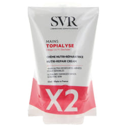 SVR Topialyse Crème Nutri-Réparatrice Mains Lot de 2 x 50 ml