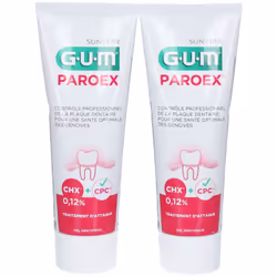 Gum Dentifrice Paroex Gencives Lot de 2 x 75ml