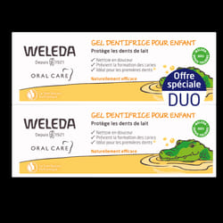 WELEDA - Duo Gel dentifrice pour Enfant - 2x50 ml
