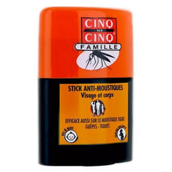 Cinq sur Cinq Famille Stick Anti-Moustiques Visage et Corps 20 ml