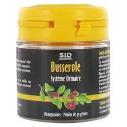S.I.D Nutrition Système Urinaire Busserole 30 Gélules
