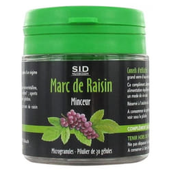 S.I.D Nutrition Minceur Marc de Raisin 30 Gélules
