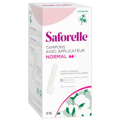 Saforelle 16 Tampons Normal avec Applicateur