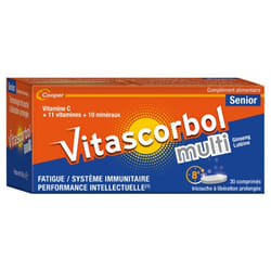 Vitascorbol Multi Sénior 30 Comprimés