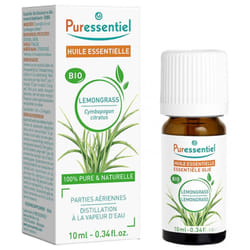 Puressentiel Huile Essentielle Lemongrass (Cympogobon citratus) Bio 10 ml