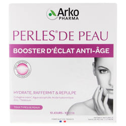Arkopharma Perles de Peau Booster d'Éclat Anti-Âge 10 Flaconnettes