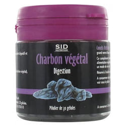 S.I.D Nutrition Digestion Charbon Végétal 30 Gélules
