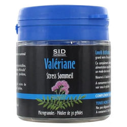 S.I.D Nutrition Stress Sommeil Valériane 30 Gélules
