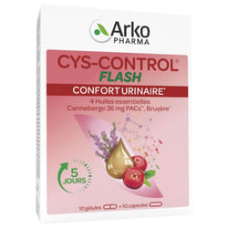 Arkopharma Cys-Control Flash 10 Gélules + 10 Capsules