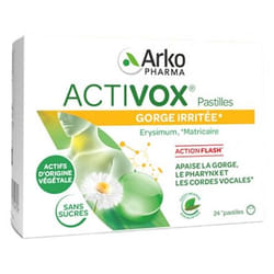 Arkopharma Activox Arôme Menthe Eucalyptus 24 Pastilles