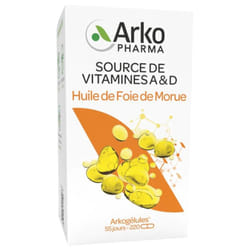 Arkopharma Arkogélules Huile de Foie de Morue 220 Capsules