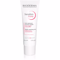 La crème hydratante et apaisante Bioderma Sensibio Forte est une excellente alliée pour lutter contre la peau sensible et irr ...