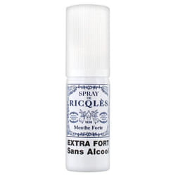 Ricqlès Spray Buccal à la Menthe Forte Sans Alcool 15 ml