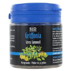 S.I.D Nutrition Stress Sommeil Griffonia 30 Gélules