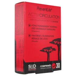 S.I.D Nutrition PreventLife ActivCirculation 30 Comprimés