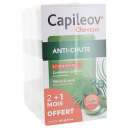 Nutreov Capileov Cheveux Anti-Chute Lot de 3 x 30 Gélules