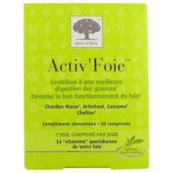 New Nordic Activ'Foie 30 Comprimés