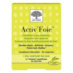 New Nordic Activ'Foie 90 Comprimés