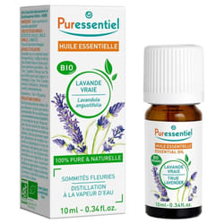 Puressentiel Huile Essentielle Lavande Vraie (Lavandula angustifolia) Bio 10 ml