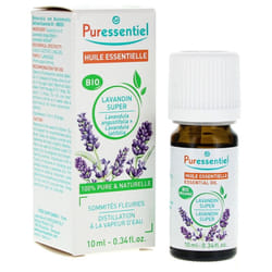 Puressentiel Huile Essentielle Lavandin Super (Lavandula angustifolia x Lavandula latifolia) Bio 10 ml