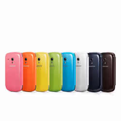Samsung EFC-1M7FLEG coque de protection pour téléphones portables Folio porte carte Bleu