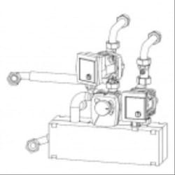 Kit de Raccordement Chaudière ATLANTIC 3 Voies 2 Circuits pour la gestion d'un circuit sur vanne ou 2 circuits - 074734