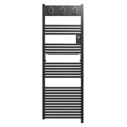 Radiateur sèche-serviettes marapi tactile anthracite 750W - 145 x 50cm - Sauter