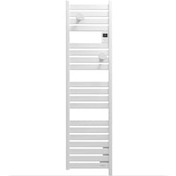Sauter - Radiateur sèche-serviettes kelud slim blanc 500W
