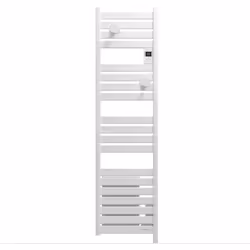 Description générale Le radiateur sèche-serviettes Kelud Slim est un appareil innovant et connecté qui offre un chauffage dou ...