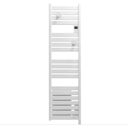Sauter - Radiateur sèche-serviettes kelud slim ventilo blanc 1500W