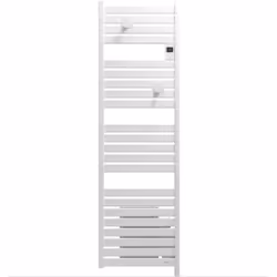 Description générale KELUD SLIM est un radiateur sèche-serviettes électrique connecté à inertie fluide, offrant une chaleur d ...