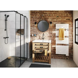 Sèche-serviette - asama connecte ii - 750W - h.140.5xl.55cm - Blanc - Sauter