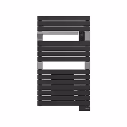 Le sèche-serviettes électrique soufflant Sauter Asama II 1500W anthracite combine design moderne et performance pour une sall ...