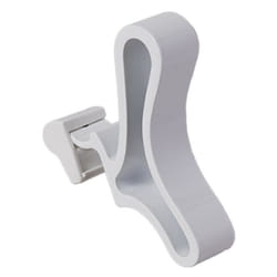 Patère courbe pour sèche-serviettes à lames plates - Blanc - Sauter