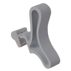 Patère courbe pour sèche-serviettes à lames plates - Acier - Sauter