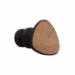 Ajoutez une touche d'élégance contemporaine à votre salle de bain avec la patère galet Sauter en bois anthracite. Ce produit  ...