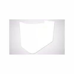 Description générale Ce cache-piquage blanc est conçu pour dissimuler les piquages et le groupe de sécurité sous les chauffe- ...
