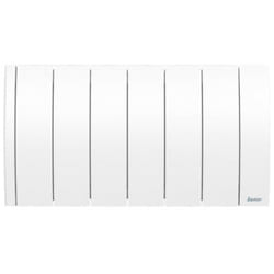 Sauter - Radiateur électrique connecté ipala bas 700W blanc - inertie fluide