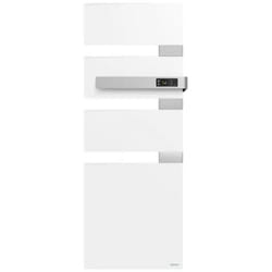 Radiateur sèche-serviettes alutu ventilo blanc mât droite 1750W - connecté - Sauter
