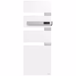 ALUTU MUSIC Ventilo est un radiateur sèche- serviettes électrique connecté à inertie fluid e qui vous procurera une chaleur d ...