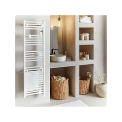 Atlantic - Sèche-serviettes électrique 1750W (750+1000) doris soufflant Blanc carat 851234