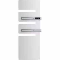 Le radiateur sèche-serviettes électrique SERENIS PREMIUM de la marque Atlantic en blanc offre une expérience unique dans la s ...