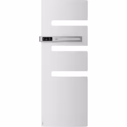 Sèche-serviette connecté mât à gauche SERENIS 1750W blanc - ATLANTIC - 850512