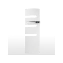 Sèche-serviette connecté mât à droite SERENIS 500W blanc - ATLANTIC - 850533