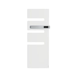 ATLANTIC - Radiateur sèche-serviettes connecté Serenis avec soufflerie mât droite 1750W Blanc - 850557