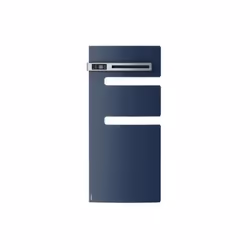 Le Serenis avec soufflerie en Bleu profond incarne l'élégance et le confort thermique au cœur de votre salle de bain. Ce sèch ...