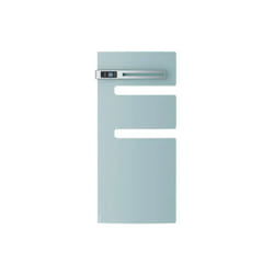 Atlantic - Radiateur sèche-serviettes connecté Serenis avec soufflerie mât gauche 1500W Vert d'eau - 850593