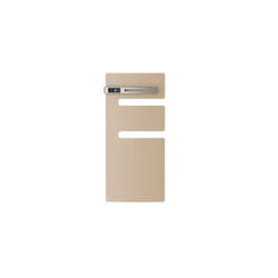 Atlantic - Radiateur sèche-serviettes connecté Serenis avec soufflerie mât gauche 1500W Beige - 850597