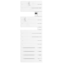 Atlantic - Sèche-serviettes connecté Nefertiti étroit mât droite 600W blanc brillant - 850610